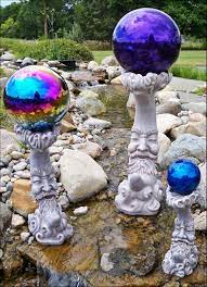 Some stands are stone pedestals, while others are wrought iron. 15 Gazing Globes Ideas Gazing Globe Gazing Gazing Ball