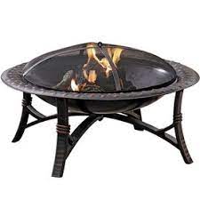 Shop Garden Treasures 35 In W Black High Temperature Painted Steel Wood Burning Firepit At Lowe S Wood Burning Fire Pit Fire Pit Accessories Fire Pits For Sale
