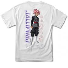 The original dbz series ran alongside transformers in japan during the 80's and was followed in the 90's by dragonball gt. Primitive X Dragonball Z Ssr Goku Black Rose T Shirt White