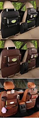 5 Styles Leather Car Storage Bag Multi Compartment Car Seat Storage Container Outdoors Bag Car Storage Car Storage Bag Seat Storage