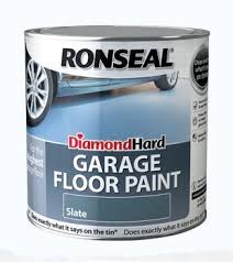 Ronseal Diamond Hard Garage Floor Paint Satin Slate 2 5l Wickes Co Uk Garage Floor Paint Painted Floors Garage Floor