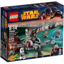 Lego star wars 75300 конструктор имперского истребителя галстука, включающий минифигурки штурмовика и сагу о скайуокере. Lego Star Wars Republic Av 7 Anti Vehicle Cannon Building Set Walmart Com Walmart Com