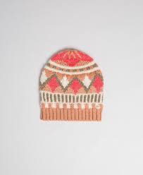 All free knitting patterns for berets. Jacquard Knit Beret With Lurex Woman Pink Twinset Milano