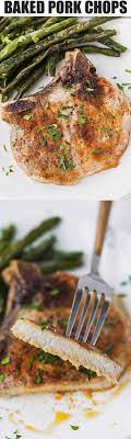 Don't be confused by pork chops. Oven Baked Bone In Pork Chops Recipe Cooking Lsl