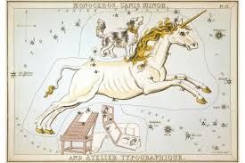 Details About Unicorn Constellation Star Chart Engraving By Sidney Hall