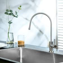 Enjoy fresh, great tasting water right at home that is perfect for drinking, cooking and making delicious coffee, tea and ice. Juntoso Water Filter Purifier Faucet Modern Style Stainless Steel Brushed Nickel Kitchen Sink Drinking Purifier Faucet Wayfair