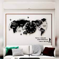 We did not find results for: Amazon Com Lhmyghfdp Creative World Map Large Wall Clock Modern Acrylic 3d Clocks Wall Home Decor Living Room Silent Wall Watch Mechanism Saat 29inch Black Ordinary Home Kitchen