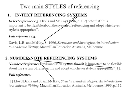 Check for 400+ advanced grammar errors. Lecture 25 Referencing Harvard Referencing Referencing A In Text Citations B Reference List Ppt Download