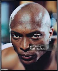 Football player Eddie George is photographed for Stuff Magazine in... News  Photo