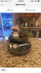 Pin By Connie Smith On Tiered Tray Ideas Spring Table Decor Dining Room Table Decor Tiered Tray Decor