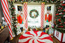 Diy Candy Cane Pillars Outdoor Christmas Decorations Christmas Diy Christmas Stairs Decorations