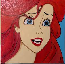Ariel the Little Mermaid painting