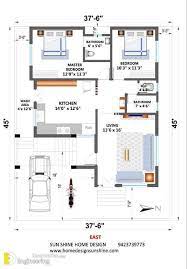 2bhk House Plan Bungalow Floor Plans