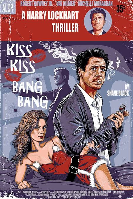Kiss Kiss Bang Bang by Neil Davies - Home of the Alternative Movie Poster  -AMP-