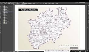 Beim landkartenshop von kastanea erhalten sie viele karten in unterschiedlichen formaten. Gemeindekarte Nrw Vektor Grebemaps