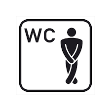 Kostenlose lieferung bei ihrer ersten bestellung mit versand durch amazon. Wc Hinweisschild Herren Wc Piktogramm 2 Aufkleber