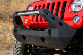 Jeep Jk Jl Gladiator Steel Stubby Front Bumper 20 Inch Light Bar And W Awt Jeep Edition