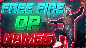 These name are very unique and self made, you can use these clan names in your pubg game or garena free fire, it will supports in both of them. Free Fire Op Name Garena Free Fire Youtube