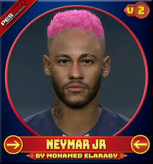 Neymar jr psg vs fc barcelona pes 2017 gameplay. Pes 2017 Neymar New Face Pink Hair Kazemario Evolution