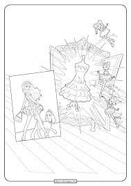 Show your kids a fun way to learn the abcs with alphabet printables they can color. Printable Barbie Fashion Fairytale Coloring Pages 02