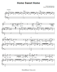 High quality sheet music for home sweet home by mötley crüe to download in pdf and print. Home Sweet Home Sheet Music Motley Crue Sheetmusic Free Com