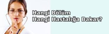 Hangi Bolum Hangi Hastaliga Bakar