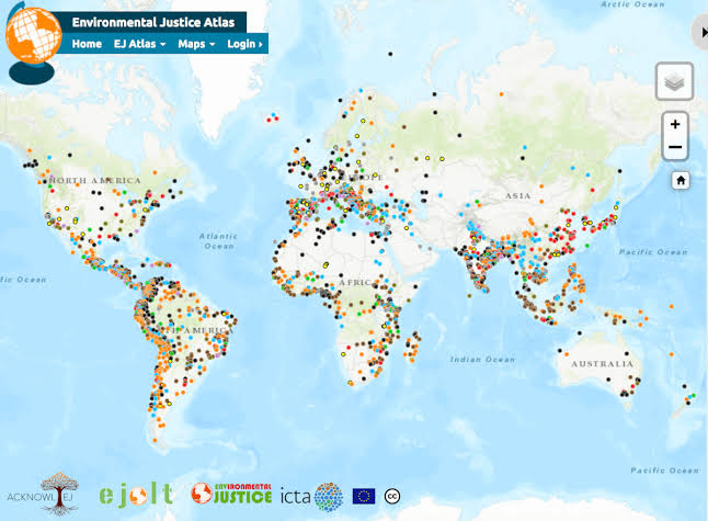 EJ Atlas: El mapa que sistematiza 2 mil 445 conflictos ambientales en el mundo &ndash; Desinform&eacute;monos
