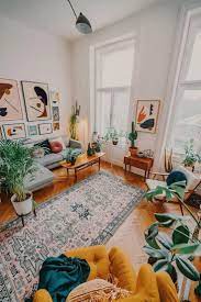 Boho Apartment With Modern Mid Century Design Appart Apartment Appart Century Design Modern Boholivingro Home Decor Home Decor Trends Vintage Living Room