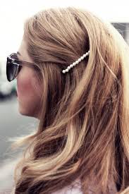 This week's diy, requested by a reader, was inspired by the abundant and delightful use of pearls in chanel's spring 2012 collection. Girls Love Pearls Hair Accessories Pearl Hair Styles Pearl Hair Pins