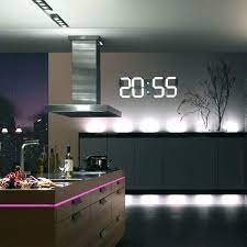 Large modern digital wall clock. Large Modern Design Digital Led Wall Clock Watches 24 Or 12 Hour Display On Sale Wall Clock Modern Led Wall Clock Modern Wall Clock Design