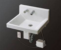 ｔｏｔｏ壁掛けハイバック洗面器自動水栓 混合栓 lsf130apl1 洗面器 水栓 化粧室