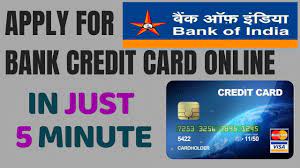 How to check hdfc bank credit card statement offline. Bank Of India Bank Credit Card Online Apply Apply Bank Of India Credit Card Online Credit Card Youtube
