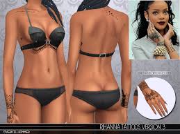Find the perfect rihanna tattoos stock photos and editorial news pictures from getty images. Overkill Simmer S Rihanna Tattoos V3