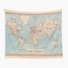 4.7 out of 5 stars 153. Antique World Map Tapestries Redbubble