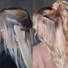 Keep your hair extensions untangled by taking time to care for them every day. Luna Method Hair Extensions Tippy Jane