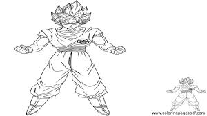 You can use our amazing online tool to color and edit the following dragon ball z goku super saiyan coloring pages. Coloring Page Of Goku Super Saiyan