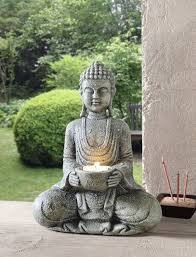 Buddha Kerzenhalter Dekofigur Buddhastatue Feng Shui Kerze Kerzenstander Garten Mobel Wohnen Dekoration Dekofiguren Mit Bildern Buddha Dekoration Buddha Deko Buddha