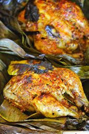 Elra S Cooking Ayam Betutu Balinese Chicken Wrapped In Banana Leaves Bali Food Malaysian Food Food