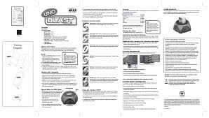 They just can't put down their +2 card and let the next player draw six cards. Mattel Uno Blast Y2316 User Manual Manualzz