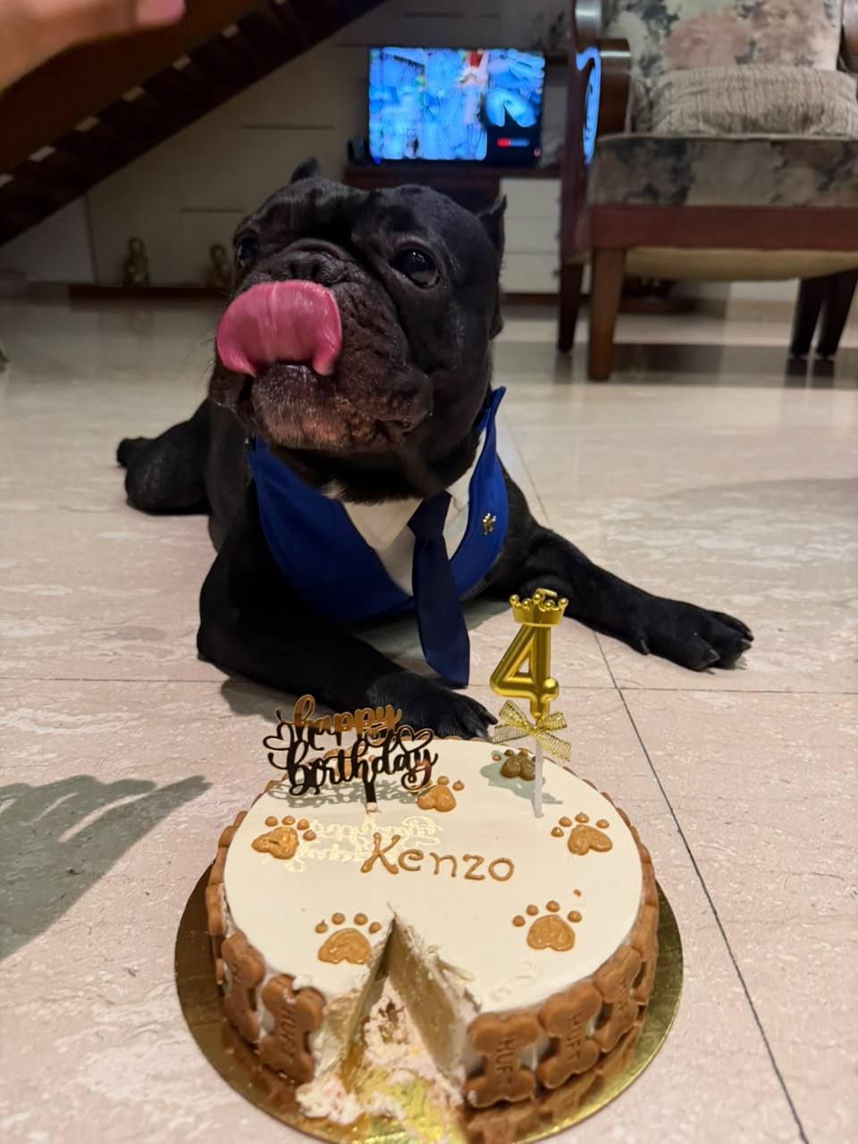 dog cake customized product image