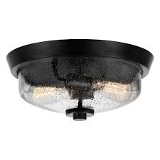 This mount also means that these lights are incredibly versatile. Seeded Glass Flushmount Light Black Quoizel Fixture By Quoizel Lighting Qf3414ek Destination Lighting