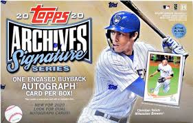 Feb 07, 2020 · 2020 topps series 1 baseball base. 2020 Topps Archives Signature Series Baseball Active Player Edition