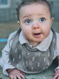 Remove drool and baby food from photo?