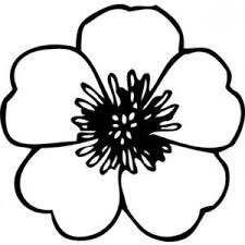 Black And White Orange Blossom Clip Art Buttercup Flower Clip Art Vector Clip Art Free Vector For Free Download Flower Coloring Pages Flower Stencil Flower Drawing