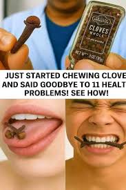 Health benefits of chewing cloves daily