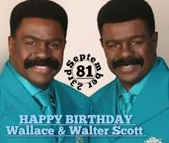 Happy 81st Birthday To The Twins Walter & Wallace🖤🖤
