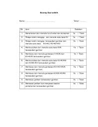 Contoh borang soal selidik 2020 banyak contoh portal malaysia. Doc Borang Soal Selidik Docx Syakil Zainal Academia Edu