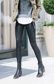 Spanx Faux Leather Moto Leggings Nordstrom Leggings Outfit Casual Outfits With Leggings Leather Leggings Outfit