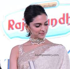 Deepika Padukone In A Pearl Choker And Polki Studs Indian Jewellery Designs Born 5 january 1986) is an indian actress and producer who works in hindi films. deepika padukone in a pearl choker and