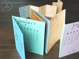 Diy Leporello Kalender 2016 Zeitgutscheine Kalender 2016 Kalender Kalender Selber Basteln